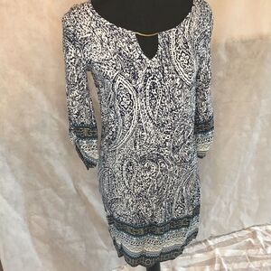 Love Culture Long Sleeve Dress sz M necklace nice